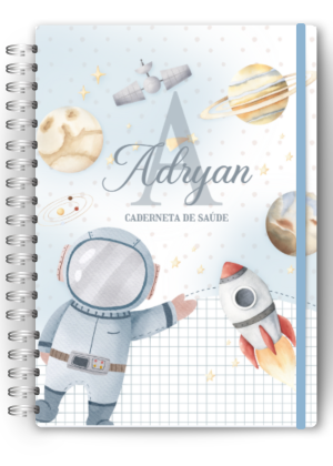 Caderneta de Saúde Personalizada - Astronauta Alfaberto