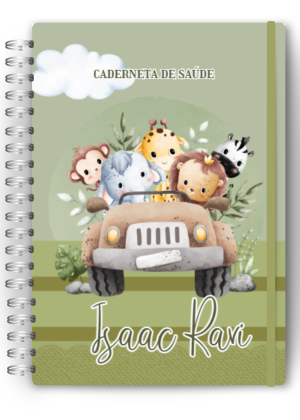 Caderneta de Saúde - Safari Aquarela